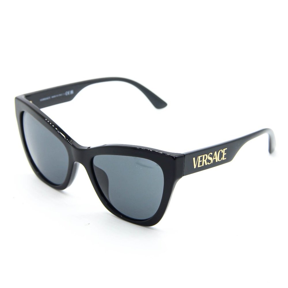 NEW VERSACE VE4417U GB1/87 BLACK AUTHENTIC SUNGLASSES W/CASE 56-19-140